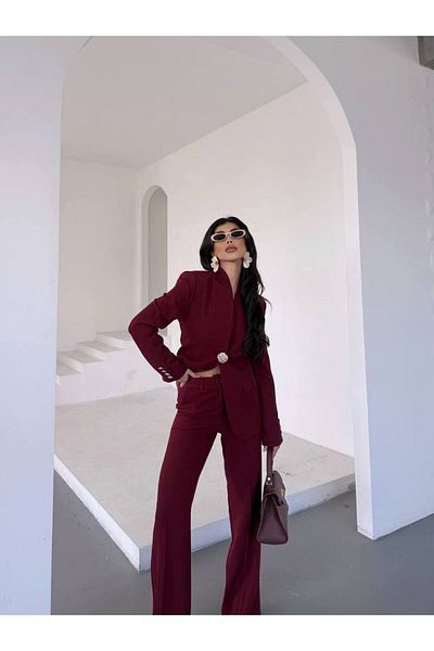ZF BUTİK Gold Button Suit