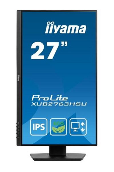IIYAMA Monitor IPS LED Iiyama 27" XUB2763HSU-B1, Full HD (1920 x 1080), HDMI, DisplayPort,100 Hz, 3 ms
