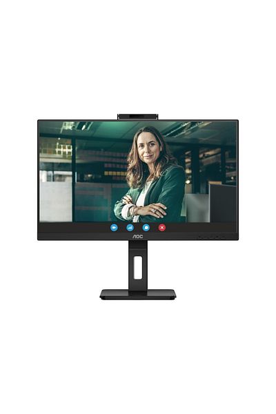 Aoc Monitor IPS LED AOC 23.8" 24P3QW, Full HD (1920 x 1080), HDMI, DisplayPort, Boxe, Pivot (Negru)