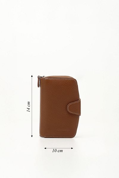 GÖNDERİ(R) TABAYA MINK Genuine Leather Women's Wallet 06518