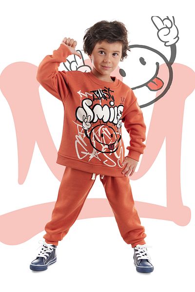 Denokids Set de trening Just Smile Boy Tile Color