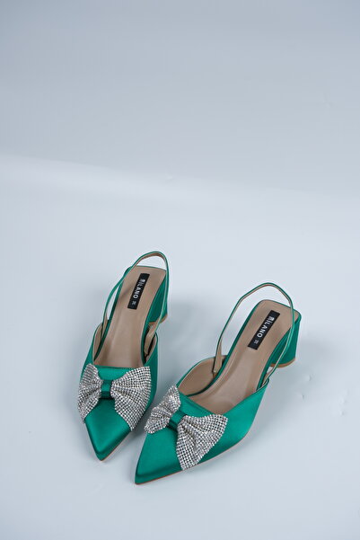 Milano حذاء TwinkleCharm ذو الكعب العالي من الجلد الطبيعي