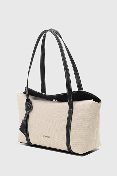 Housebags Kapaklı Bowling Soft Siyah Tote Omuz Çantası 270