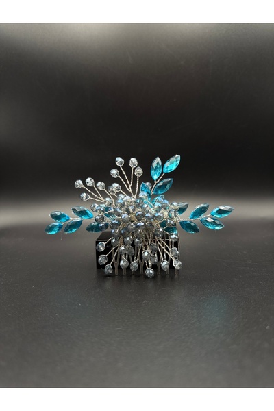 gelinmz تاج الزفاف وإكسسوارات الشعر الأنيقة والأنيقة المصنوعة يدويًا بالكامل ...