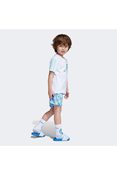 adidas Disney Lilo&Stich Child White/Blue Shorts Set