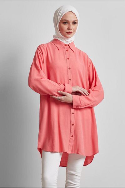 Alvina Shirt Collar Tunic 44810