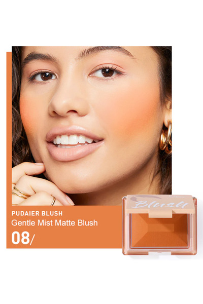 Pudaier Doğal görünümlü toz allık - Cheekers Blush | Powder Blush vegan (08)