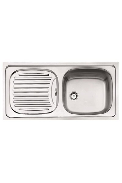 Teka EBM 45 SOL DAMLALIKLI PASLANMAZ ÇELİK TEZGAHÜSTÜ MUTFAK EVYESİ