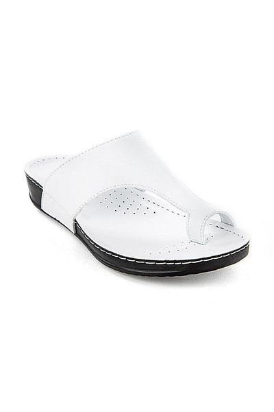 Muya Anatomical Sole Flip Flops Women's Slippers White-Black 36-40
