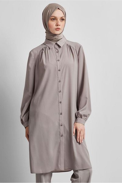 Alvina Shirt Collar Tunic 45416