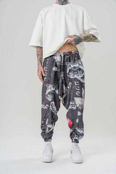 go gang own Osaka Flex Waist Elastic Bohemian Shalwar