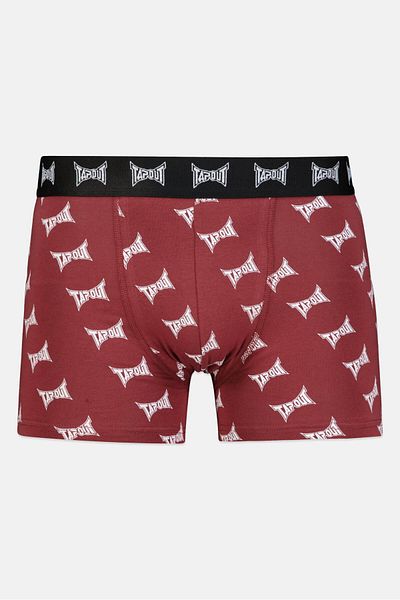 Tapout Men 3 Pcs Brand Logo Boxer Brief Set, Black/grey/brown