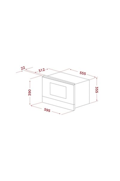 Teka ml 8220 Bıs L Wh Beyaz 22 Lt. Seramik Tabanlı Ankastre Mikrodalga Fırın