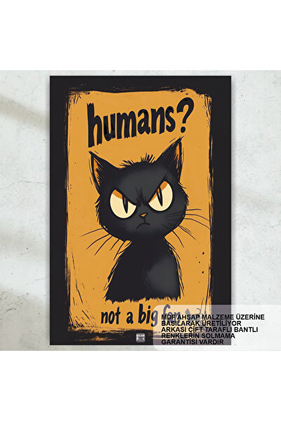 Hayat Poster pisici oameni amuzant zicale umoristice graffiti retro lemn poster pictura