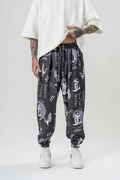 go gang own Tenshi Move Waist Elastic Pleated Shalwar