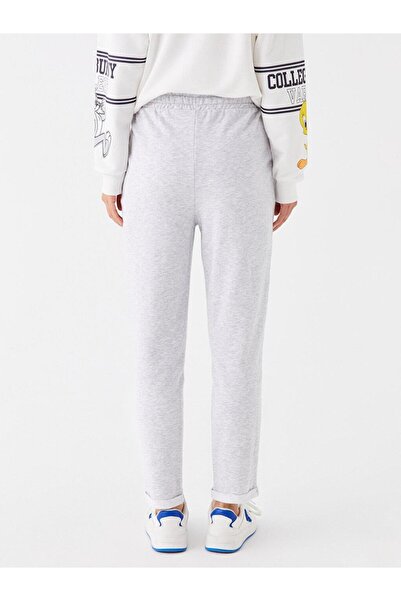 LC Waikiki Women's Elastic Waist Plain Sweatpants