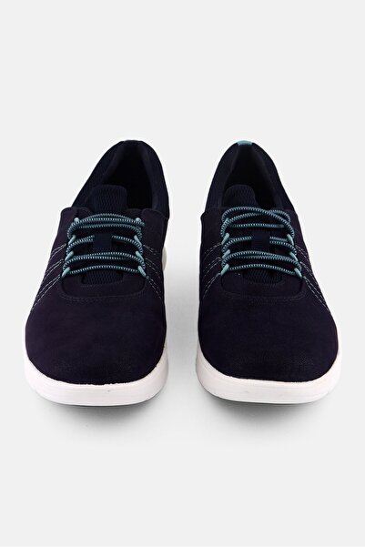 CLARKS Women Standard Fit Adella Stroll Casual Shoes, Navy