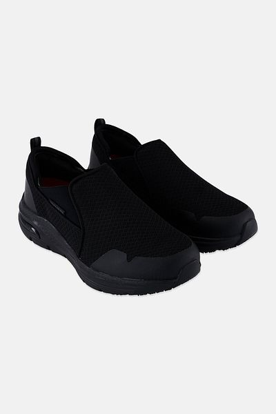 SKECHERS Women Arch Jannip Slip On Training Shoes, Black