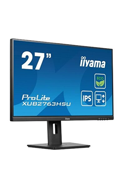 IIYAMA Monitor IPS LED Iiyama 27" XUB2763HSU-B1, Full HD (1920 x 1080), HDMI, DisplayPort,100 Hz, 3 ms