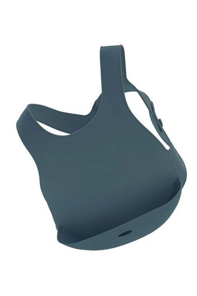 OiOi Deep Blue Silicone Baby Bib