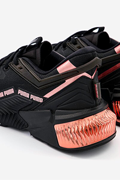 Puma Women Lace Up Provoke XT FTR Moto Running Shoes, Black