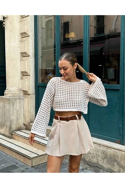 Noa Noa Pulover de damă Hole Knitwear
