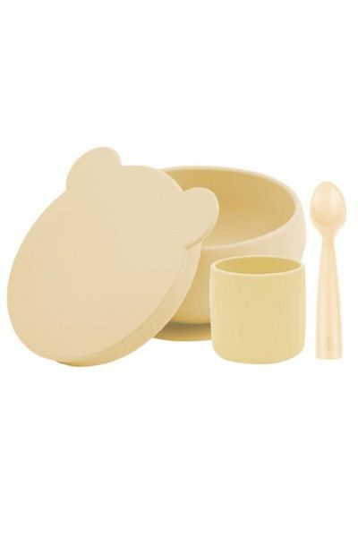 OiOi BLW Nutrition Set I - Mellow Yellow with Bowl