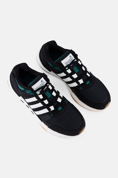 adidas Men Equipment Lace Up Running Shoes, Black