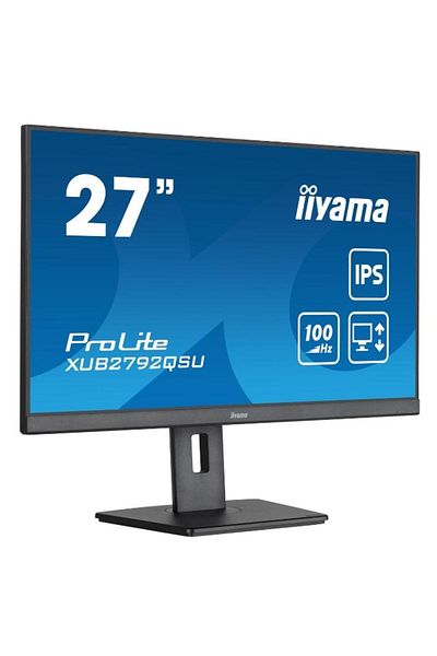 IIYAMA Monitor IPS LED Iiyama 27" XUB2792QSU-B6, WQHD (2560 x 1440), HDMI, DisplayPort, 100 Hz, 0,4 ms