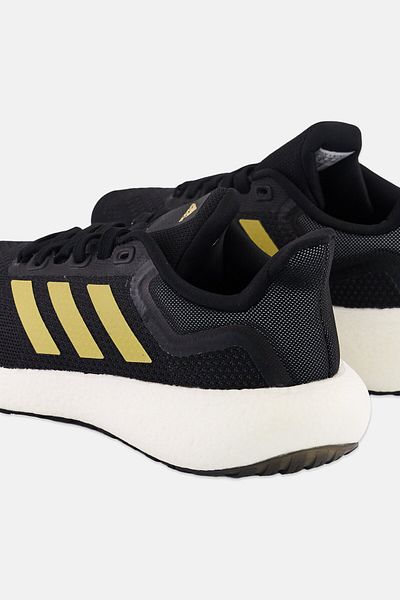 adidas Women Pure Boost Jet Lace Up Running Shoes, Black
