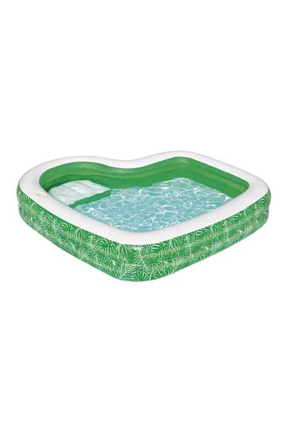 BESTWAY Family Inflatable Pool in Tropical Forest Shape - 231 x 231 x 51 cm Green