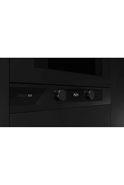 Teka ml 82-g1 Bıs L Infinity Mat Siyah 22 Lt. Seramik Tabanlı Ankastre Mikrodalga Fırın