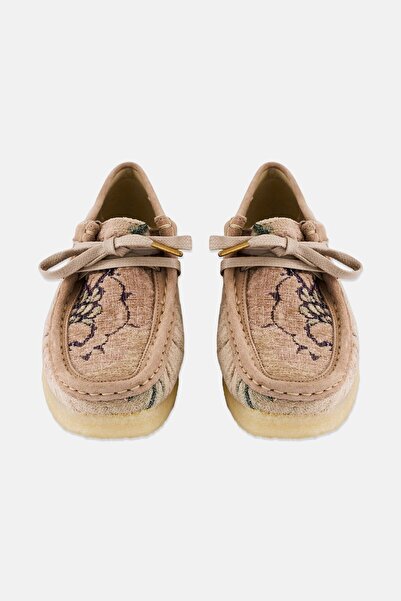 CLARKS Women Wallabee Lace Up Casual Shoes, Grey