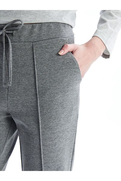 LC Waikiki Women's Elastic Waist Plain Sweatpants