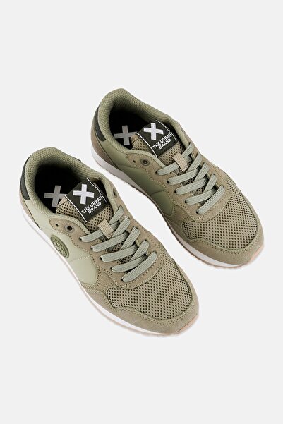XTI Women Lace Up Training Shoes, Olive