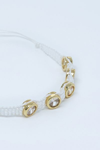 Perspective Gray White Color Women's Bracelet