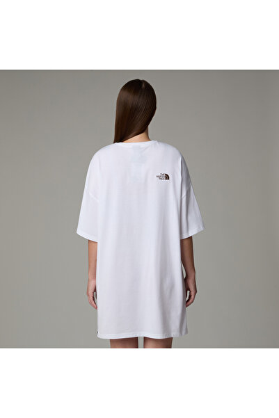 THE NORTH FACE Λευκό μπλουζάκι για το Essential Tee Dress του Big Size
