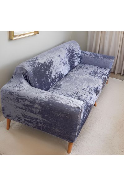 HaNemCe Velvet Sofa Cover Seat Cover Elastic Fully Wrapped Stain Resistant (1Pcs)