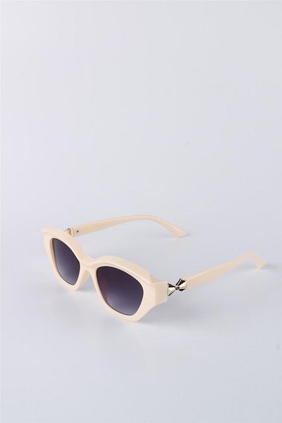 Silvio Monetti Cream Uv400 Protection Women's Sunglasses G25Sm8017R05