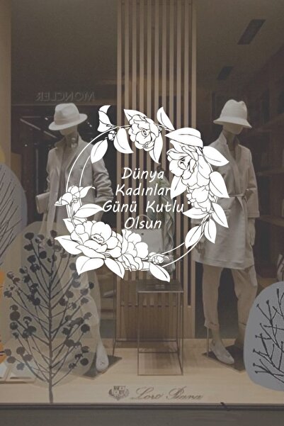 New Jargon Autocolant pentru vitrină din sticlă cu mesajul „La mulți ani de Z...