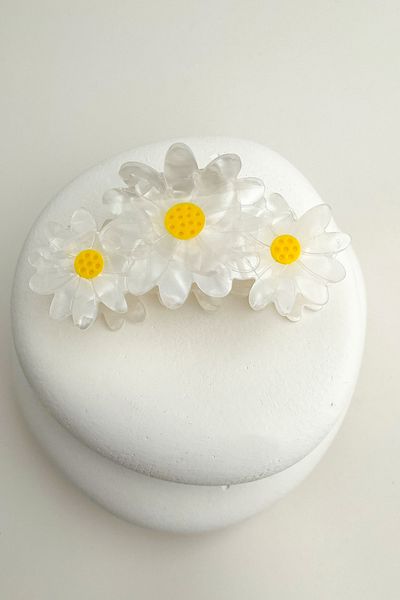 Modex Daisies Latch Hair Clip (Size:8Cm)
