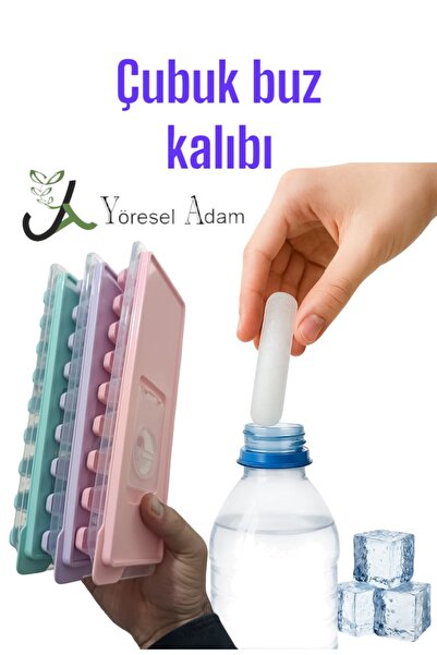 YÖRESELADAM Buzluk Kabı - Çubuk Buzluk, Silindir Buzluk - Kilitli Şişe Buzluk...