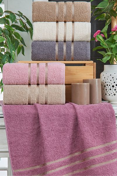 Eponj Home 6 Panel Hand Towel Set 50X85 Sizes Different Color Options
