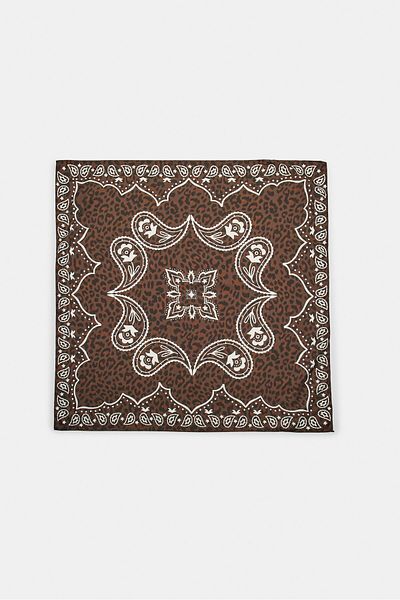 Stradivarius Leopard print bandana scarf