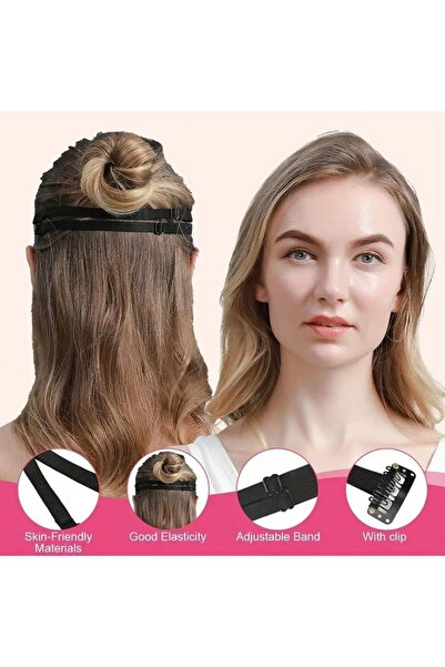 Efna Store Siyah Renk Çift Bantlı Göz Germe,Klipsli Göz Kuyruğu Kaldırma Tokası