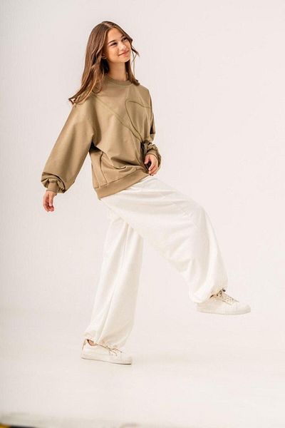 Elabutik Girl's Sweat with Bow on the Front