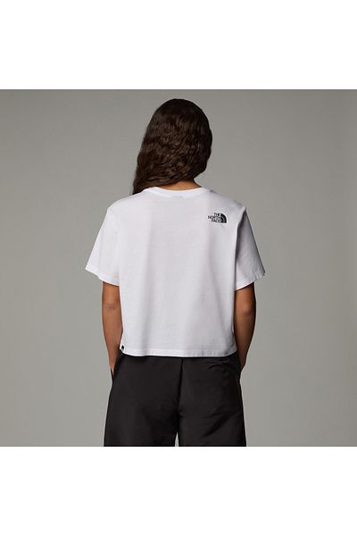 THE NORTH FACE Tnf White Easy Relaxed Crop Tee - W S/S