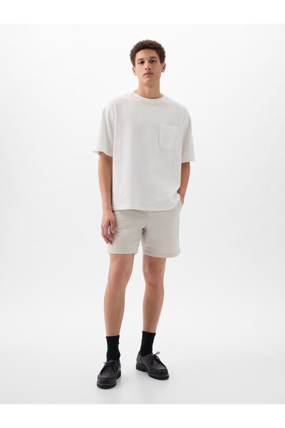 GAP Erkek Kırık Beyaz Easy Şort