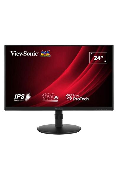 ViewSonic Monitor IPS LED ViewSonic 23.8" VA2408-HDJ, Full HD (1920 x 1080), VGA, HDMI, 100 Hz, 5 ms (Negru)