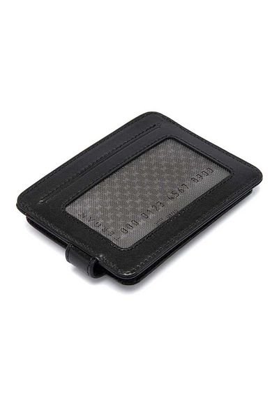 Tergan Black Genuine Leather Men's Credit Card Holder - S1Kk 00001533 -B06